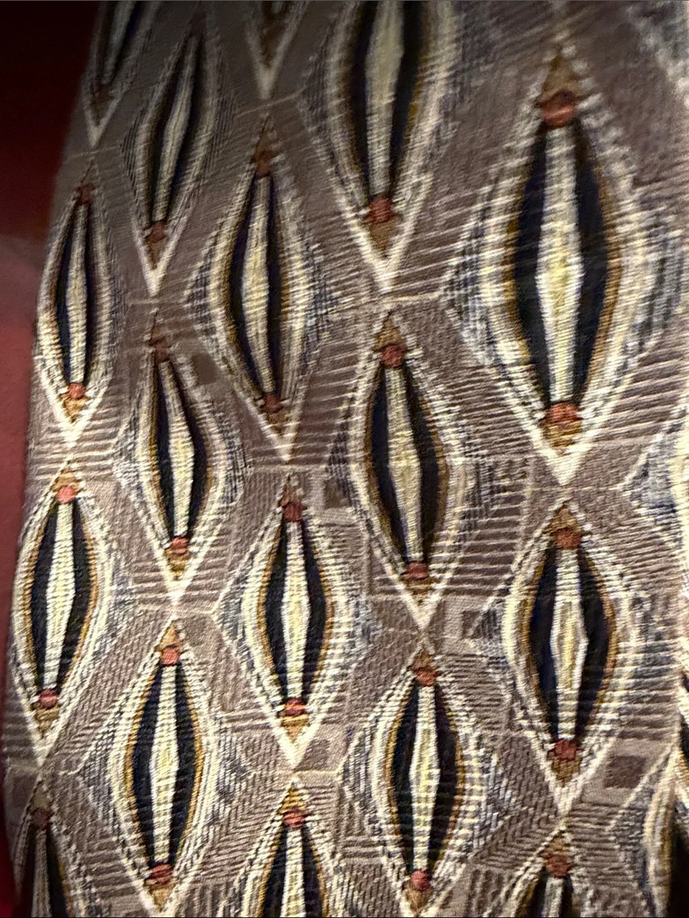 Three-Tie Set - multi colored, multi-patterned.